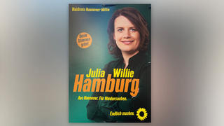 "Aus Hannover. Für Niedersachen." Genau das steht aktuell noch auf den Wahlplakaten von Julia Willie Hamburg in Hannover.