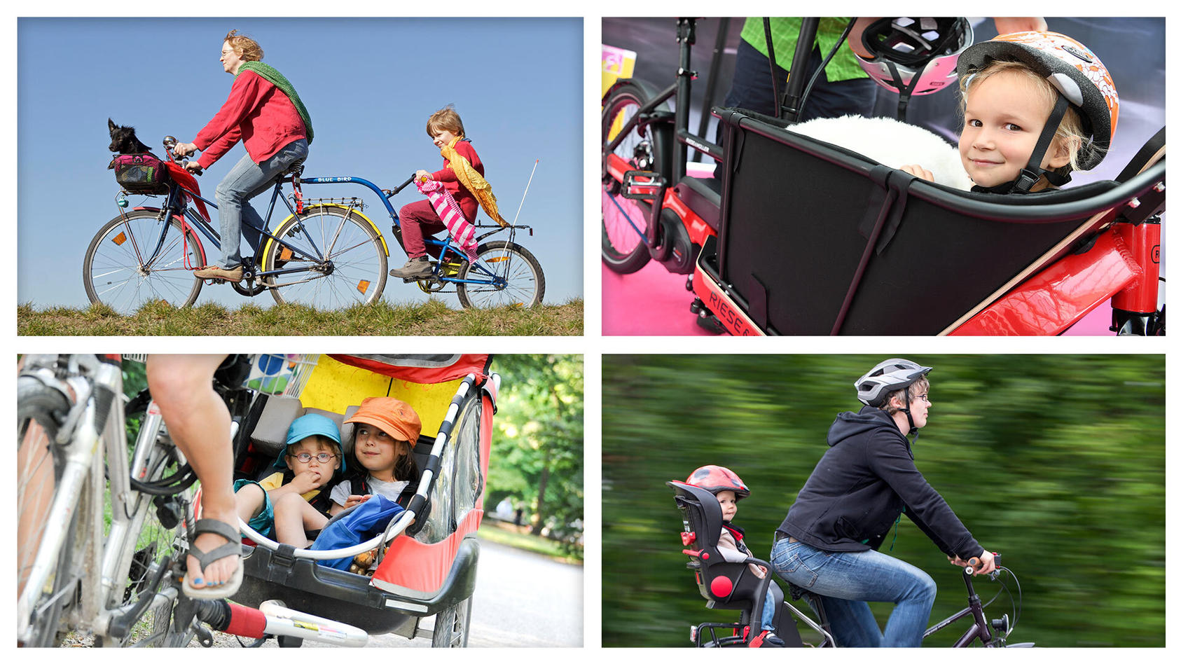 Kindersitz, Fahrradanhänger, Lastenfahrrad oder Nachläufer? Das passende Fahrradtransportsystem für das eigene Kind finden