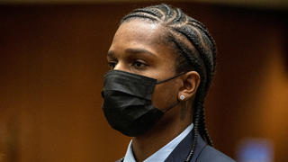 Rapper A Rocky appears for his arraignment hearing on charges of assault with a firearm at the Foltz Criminal Justice Center in Los Angeles, California, U.S. August 17, 2022 Irfan Khan/Pool via REUTERS