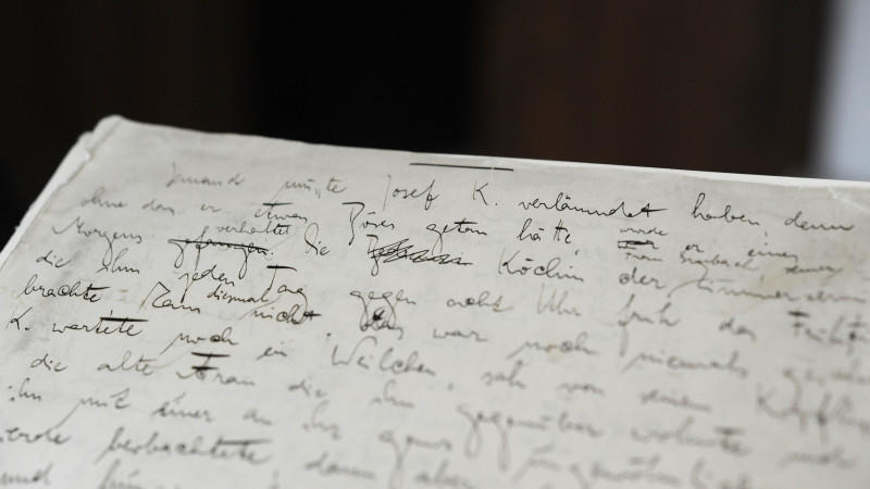 Handschrift von Franz Kafka