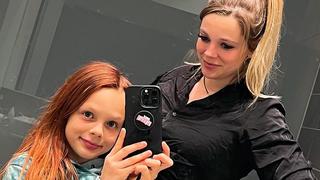 Anne Wünsche mit ihrer Tochter Miley.