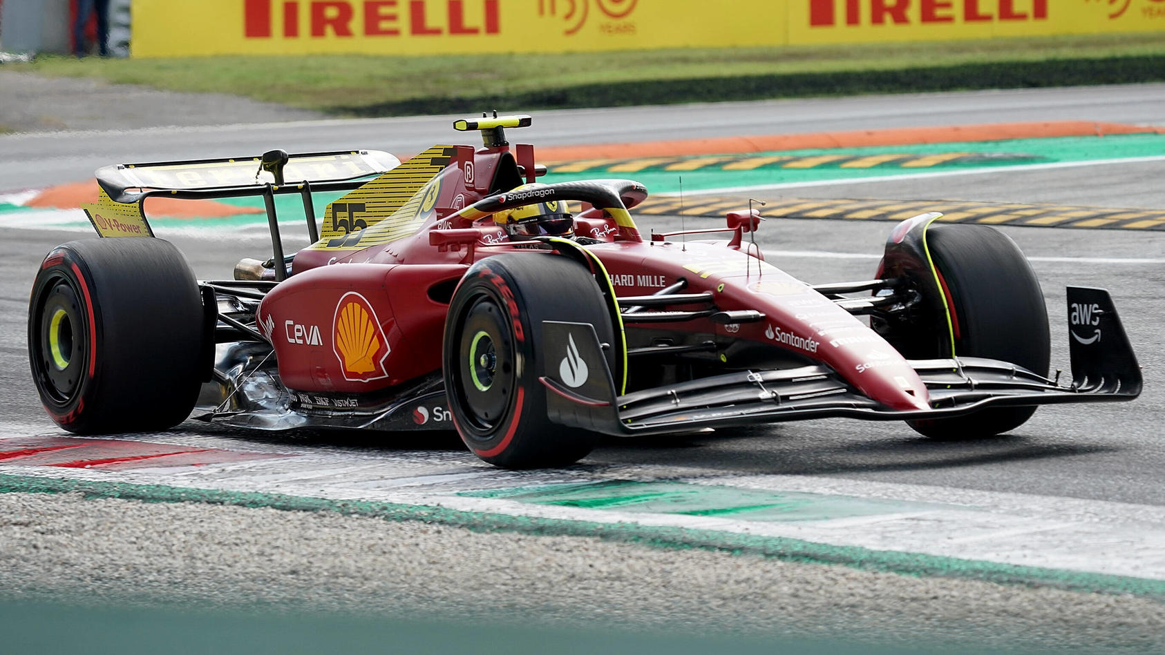 2. Freies Training in Monza: Sainz schlägt Verstappen