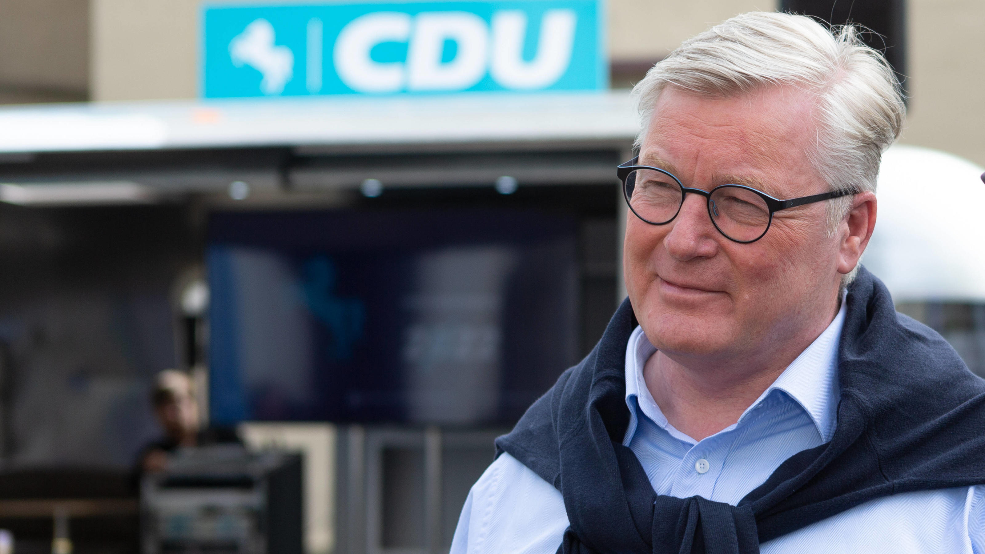Bernd Althusmann (CDU) bei einem Besuch in Melle