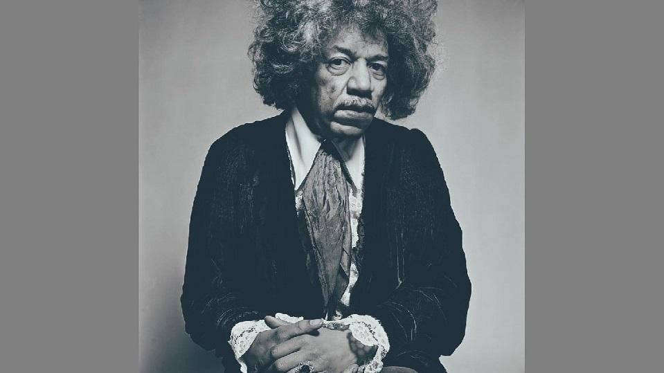 Der Künstler Alper Yesiltas verwendete KI-Technologie, um ein Porträt von Jimi Hendrix zu erstellen, wie er heute aussehen würde.