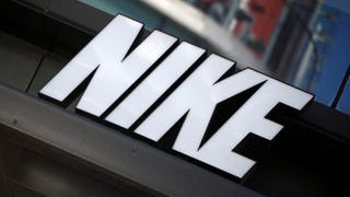 FILE PHOTO: The logo of Nike is seen in Los Angeles, California, United States, April 12, 2016. REUTERS/Lucy Nicholson/File Photo