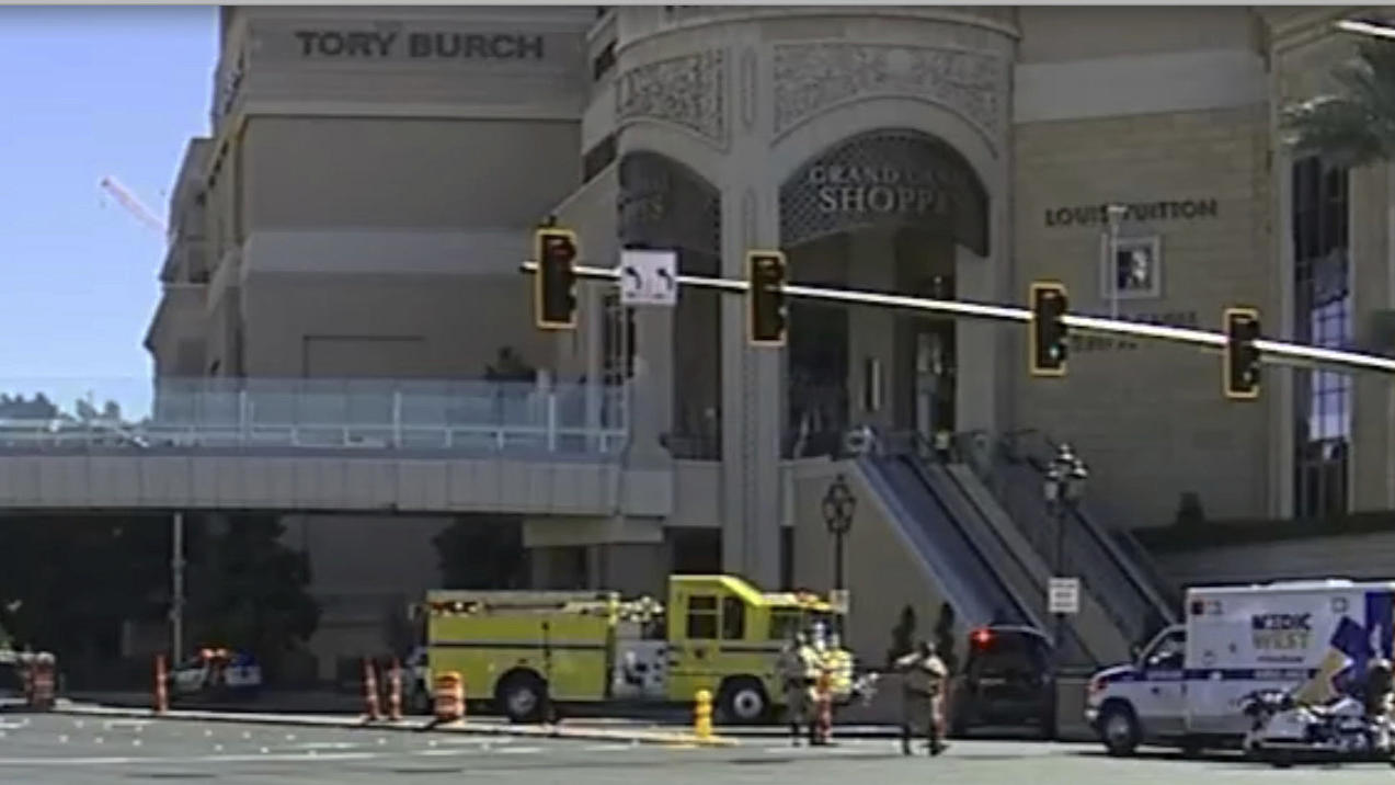 Tatort Las Vegas: Die Polizei hat den Bereich um das Wynn-Hotel und -Kasino abgesperrt.