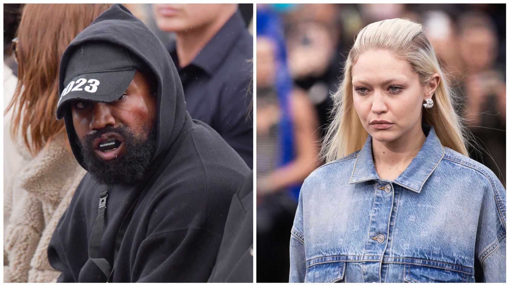 Rapper Kanye West und Model Gigi Hadid liegen im Clinch