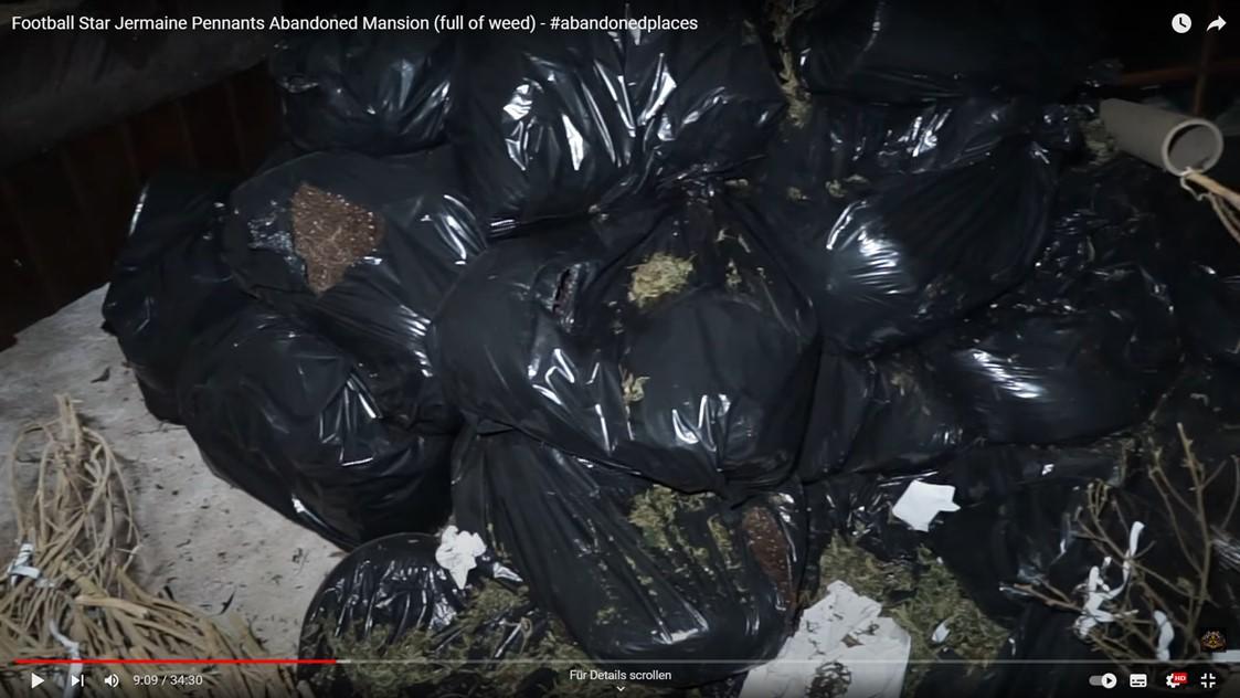 Bad surprise for former football star Jermaine Pennant!  The gang runs a cannabis plantation at his residence.
