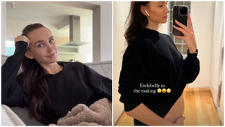 Anna Wilken zeigt ihren Followern ihren "Endometriose-Bauch"