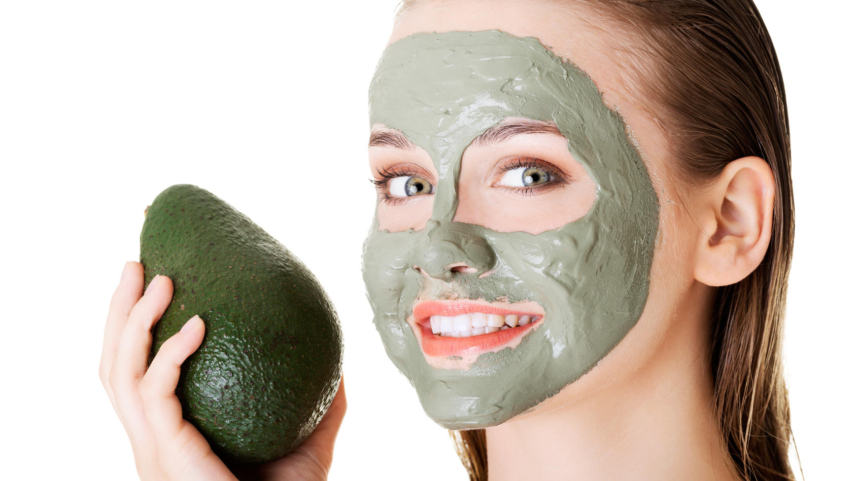 Gesichtsmaske aus Avocado und Honig