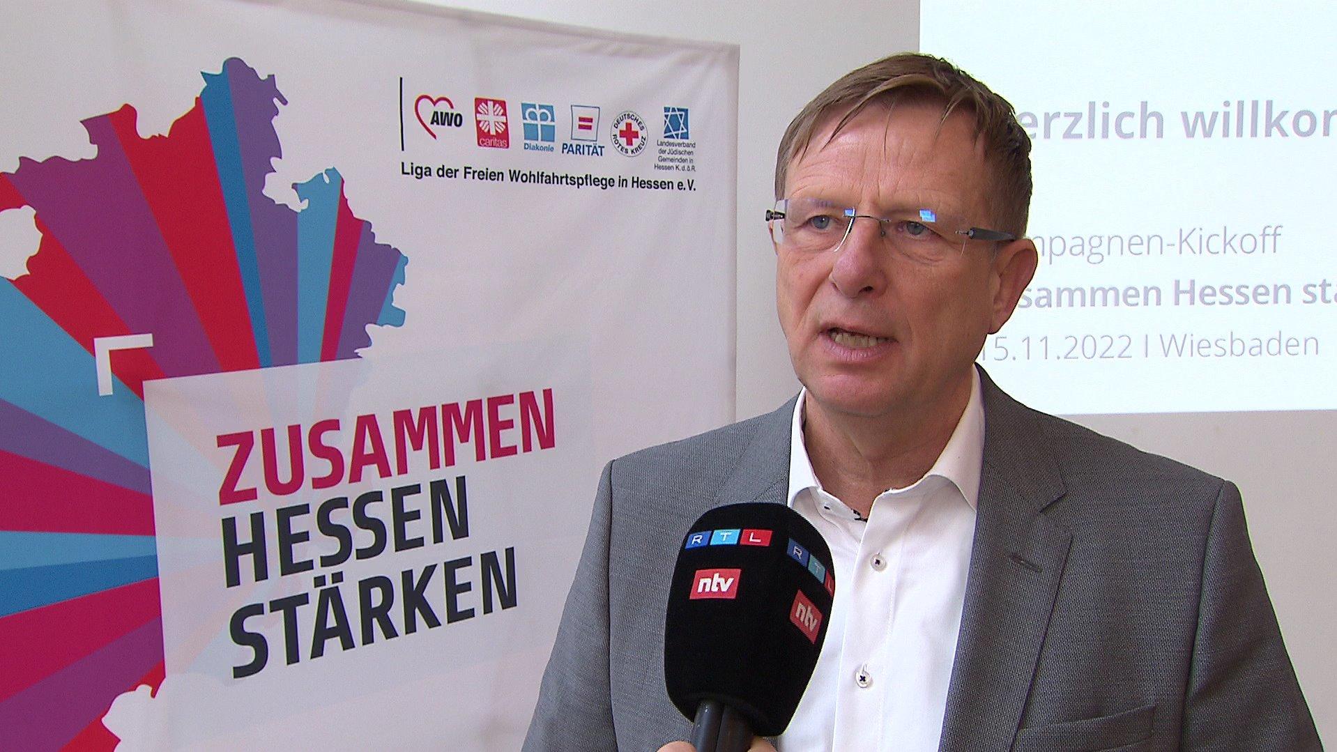 Carsten Tag, Vorstandsvorsitzender Liga der Freien Wohlfahrtspflege in Hessen.