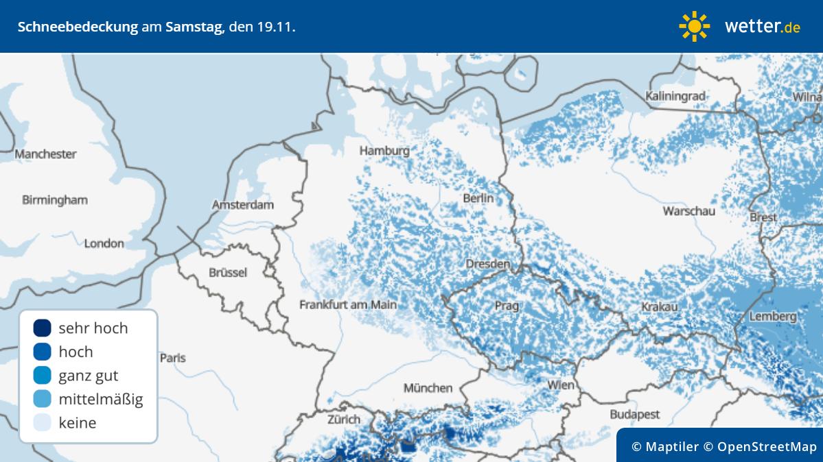 Wintereinbruch In Deutschland: In Diesen Regionen Fällt Jetzt Schnee