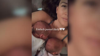 Nach all den Strapazen von Schwangerschaft und Geburt ist "First Dates"-Liebling Mariella D'Auria einfach nur glücklich, zwei gesunde Babys zu Hause zu haben