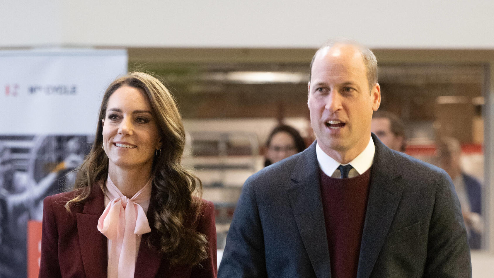  . 01/12/2022. Boston, United Kingdom. Prince William and Kate Middleton, the Prince and Princess of Wales ,during a visit to Greentown Labs in Boston, on day two of their visit to the United States. PUBLICATIONxINxGERxSUIxAUTxHUNxONLY xi-Imagesx/xPo