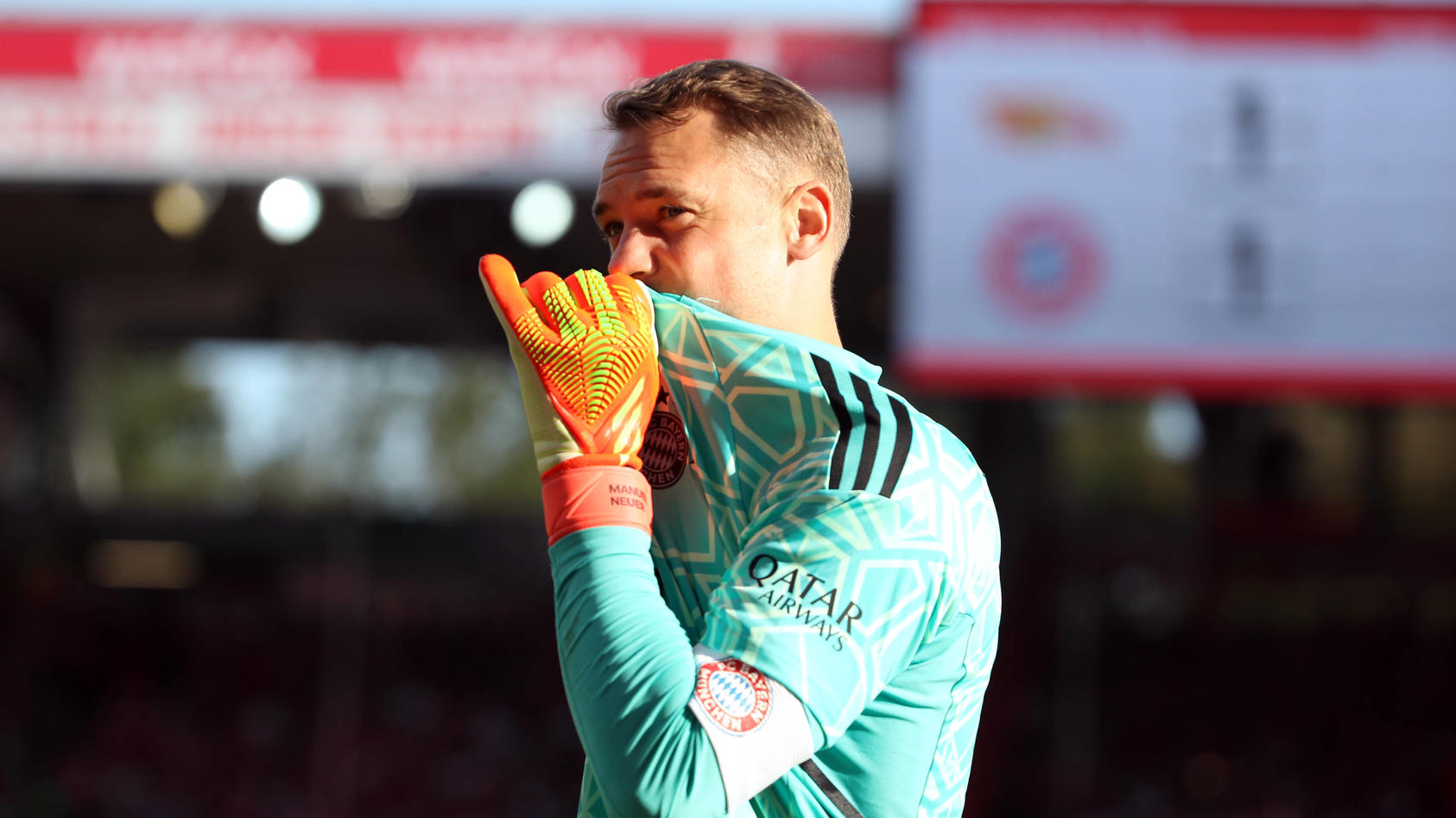  Torwart Manuel Neuer enttäuscht nach Spielende / Enttäuschung / / Fußball Fussball / Bundesliga Herren DFL / 5. Spieltag Saison 2022/2023 / 03.09.2022 / 1.FC Union Berlin FCU vs. FC Bayern München FCB / DFL regulations prohibit any use of photograph