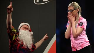 Ricky "Rapid" Evans kam als Weihnachtsmann und ging als Gewinner, Fallon Sherrock musste sich ihm geschlagen geben