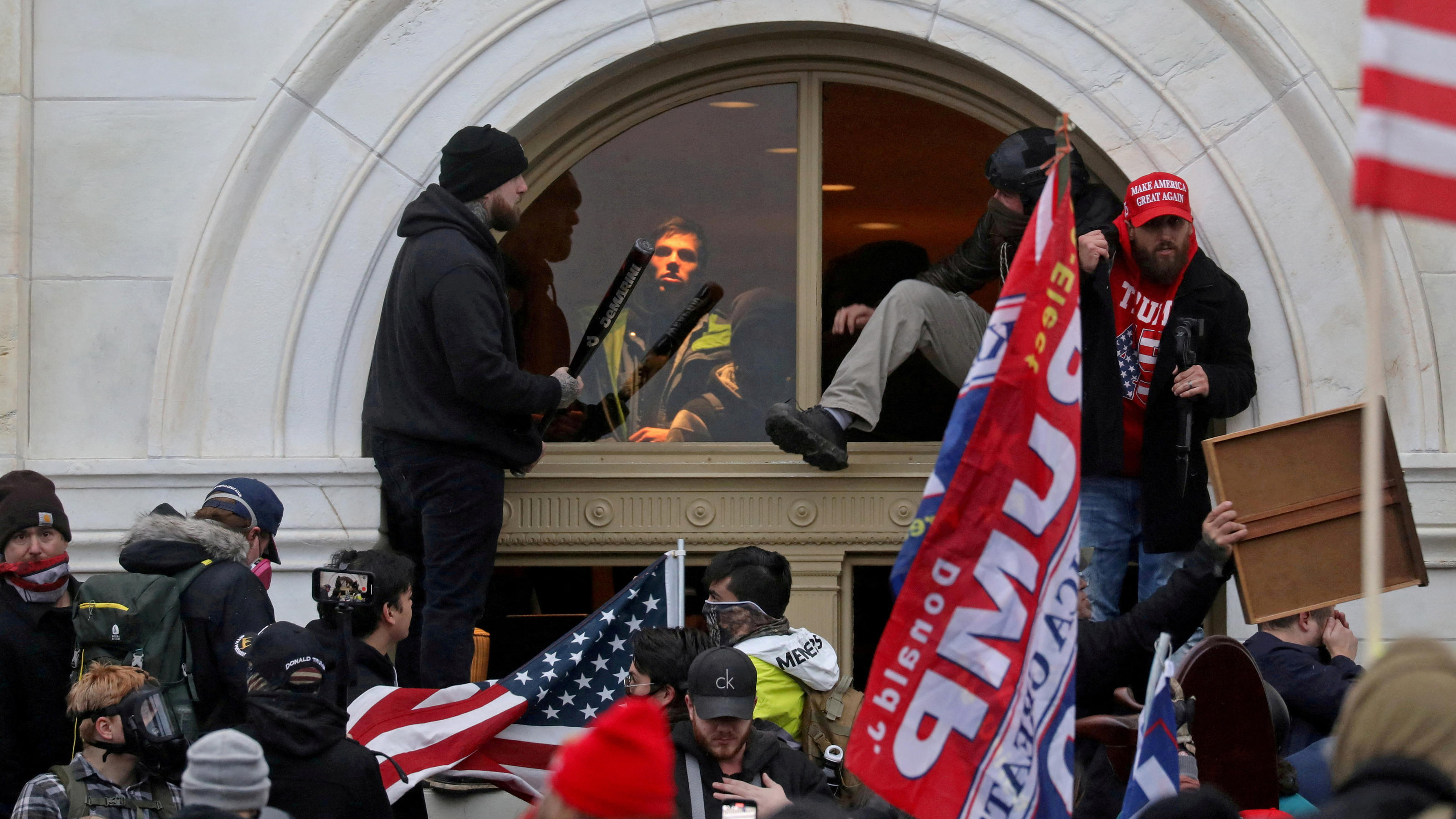 Beim Sturm auf das US-Kapitol in Washington am 6. Januar 2021 kamen fünf Menschen ums Leben.