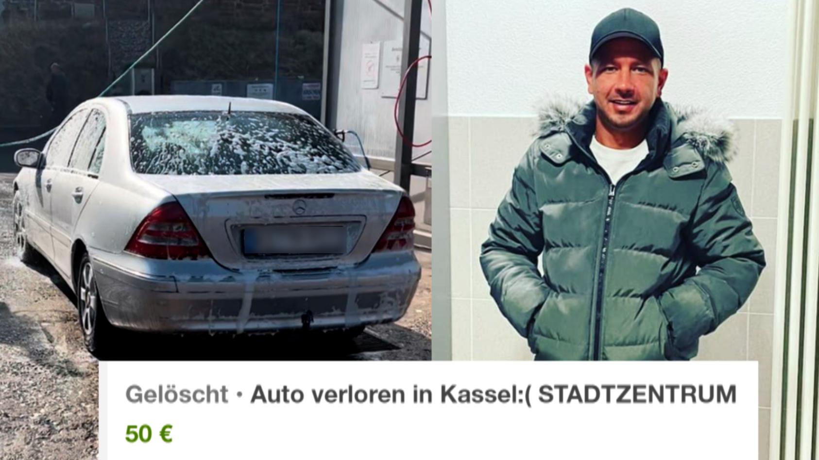 In Kassel ging ein Auto verloren, Daniel Becker fand es wieder.