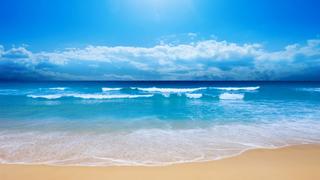  Gorgeous Beach in Summertime PUBLICATIONxINxGERxSUIxAUTxONLY Copyright: xkwestartx Panthermedia07099145