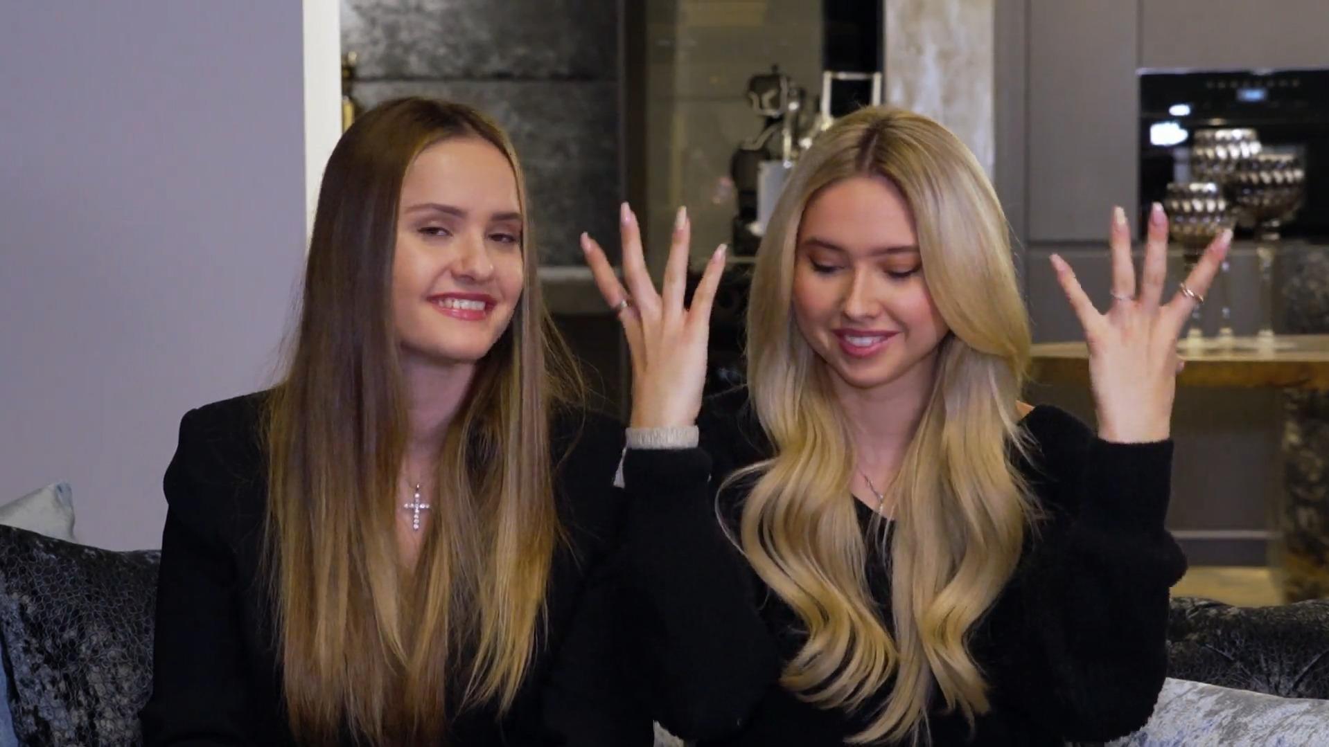WOW! Auch Carmens Töchter Davina (19) und Shania Geiss (18) kommen in den Genuss von Richard Wards Stylingkünsten. Und Letztere sieht danach auch fast aus wie Kate...