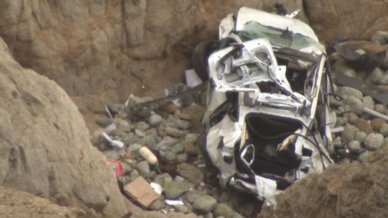 Family falls 76 meters in car in California and survives