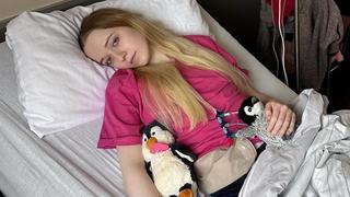 Christin Dohr im Krankenhaus