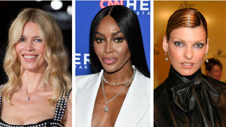 Claudia Schiffer, Naomi Campbell und Linda Evangelista waren DIE Supermodels der 90er Jahre