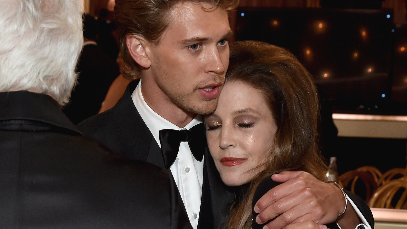 Austin Butler and Lisa Marie Presley during the 80th Annual Golden Globe Awards® show at the Beverly Hilton in Beverly Hills, CA on Tuesday, January 10, 2023*Editorial Use Only* CAP/PLF©HFPA/supplied by Capital Pictures