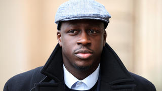 Manchester City's Benjamin Mendy arrives at Chester Crown Court for his trial following allegations of rape and sexual assault, Chester, Britain, December 22, 2022 REUTERS/Phil Noble