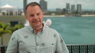 Immer an Jolinas Seite: Ihr Ehemann Florian Mennen.