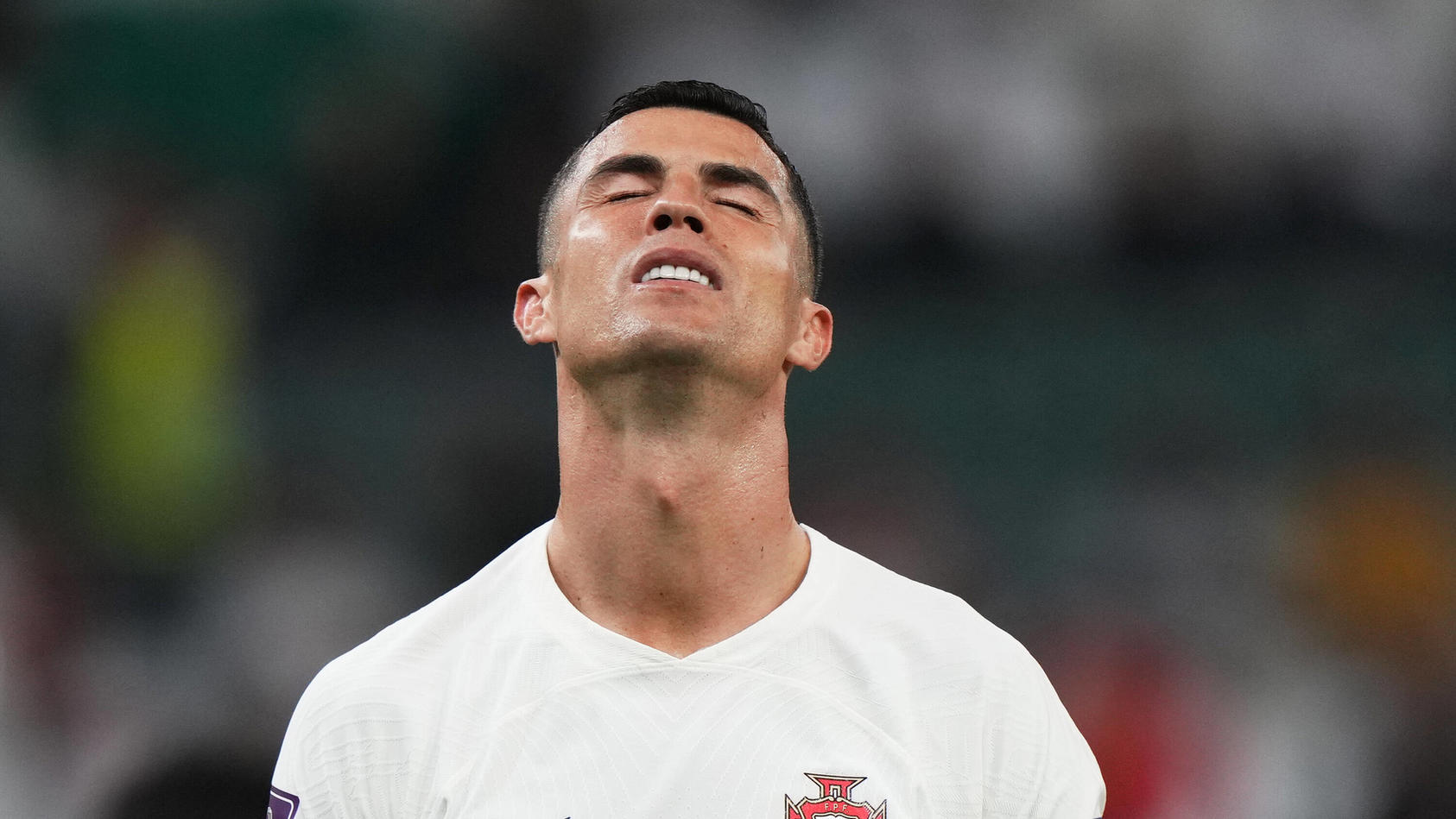 QAT: South Korea v Portugal. FIFA World Cup, WM, Weltmeisterschaft, Fussball Qatar 2022 Cristiano Ronaldo of Portugal during the FIFA World Cup Qatar 2022 match, Group H, between South Korea v Portugal played at Education City Stadium on Dec 2, 2022 