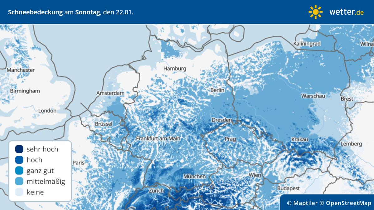 Fahrplan Für Schnee Und Kälte: Hier Wird Deutschland Weiß - Was Am ...