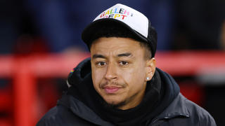 NOTTINGHAM, ENGLAND - JANUARY 01: Jesse Lingard of Nottingham Forest looks on prior to the Premier League match between Nottingham Forest and Chelsea FC at City Ground on January 01, 2023 in Nottingham, England. (Photo by Marc Atkins/Getty Images)