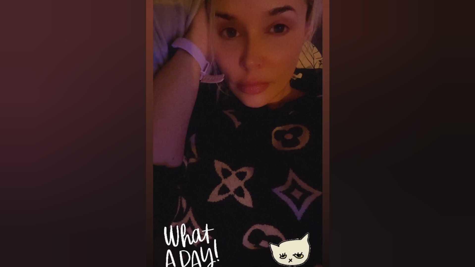 Daniela Katzenberger postet "What A Day" in ihrer Insta-Story