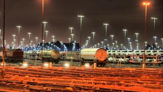 Der Rangierbahnhof Maschen liegt fast direkt hinter der Unfallstelle.