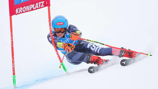 ALPINE SKIING - FIS WC Kronplatz KRONPLATZ,ITALY,24.JAN.23 - ALPINE SKIING - FIS World Cup,giant slalom, ladies. Image shows Mikaela Shiffrin USA. PUBLICATIONxNOTxINxAUTxSUIxSWE GEPAxpictures/xThomasxBachun