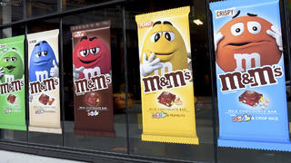 Pop-Up-Event The M&M'S Chocolate Bar in New York in 2018