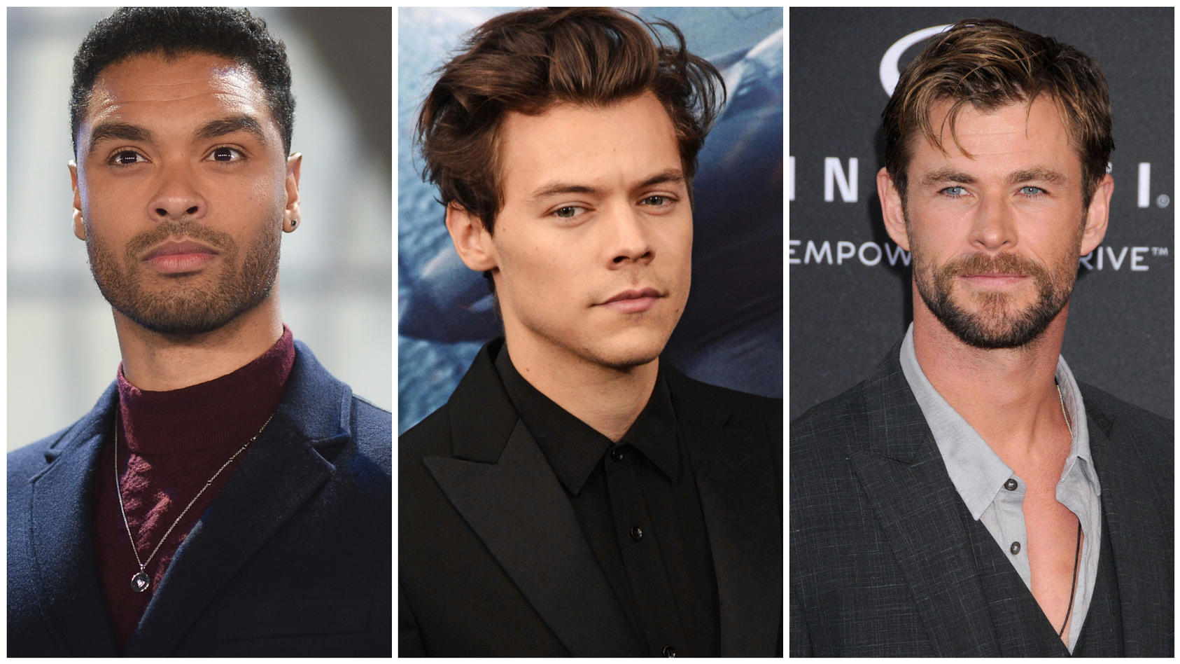 Regé-Jean Page, Harry Styles und Chris Hemsworth haben es in die Top 4 der attraktivsten Männer geschafft.