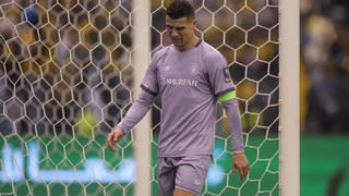 Welch Leid, welch Leid! Cristiano Ronaldo ist im saudischen Pokal im Halbfinale rausgeflogen.