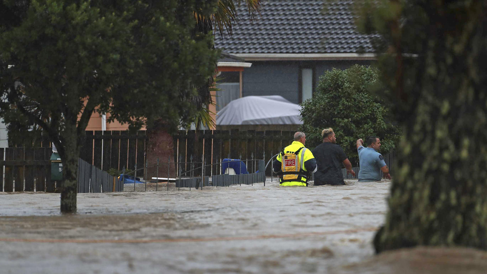 Überflutungen in Neuseeland 