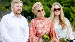 Kronprinzessin Amalia der Niederlande besucht mit ihren Eltern, König Willem-Alexander und Königin Máxima, die Karibik.