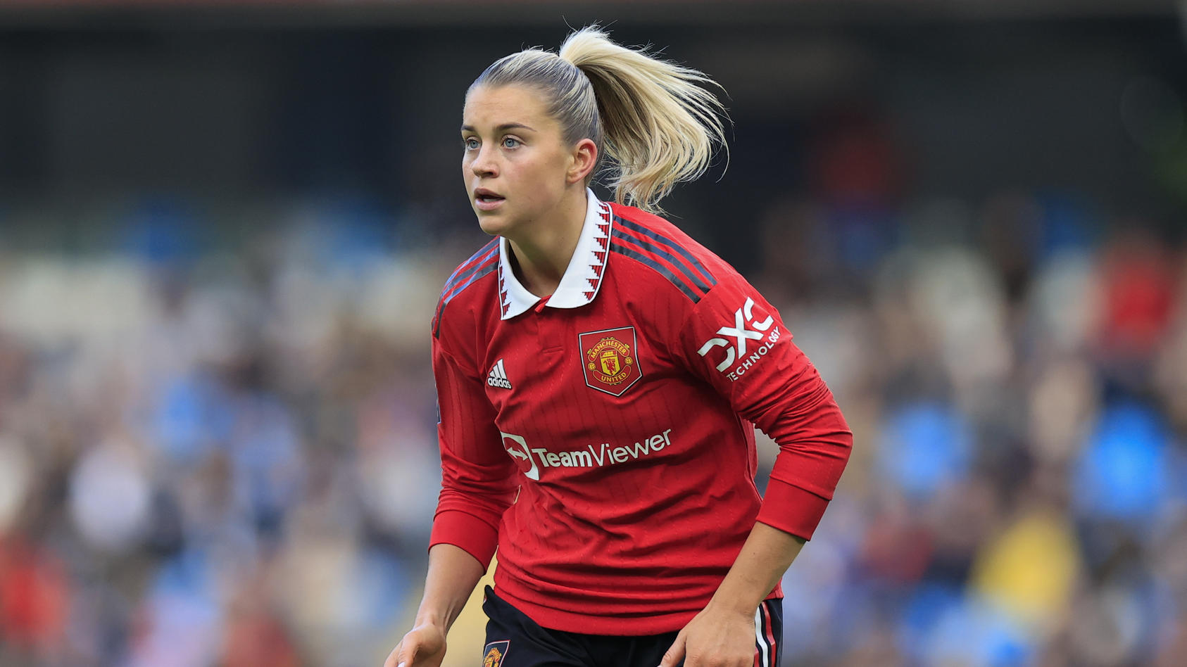 December 11, 2022, Manchester, Greater Manchester, United Kingdom: Alessia Russo #23 of Manchester United during the The FA Women's Super League match Manchester City Women vs Manchester United Women at Etihad Campus, Manchester, United Kingdom, 11th