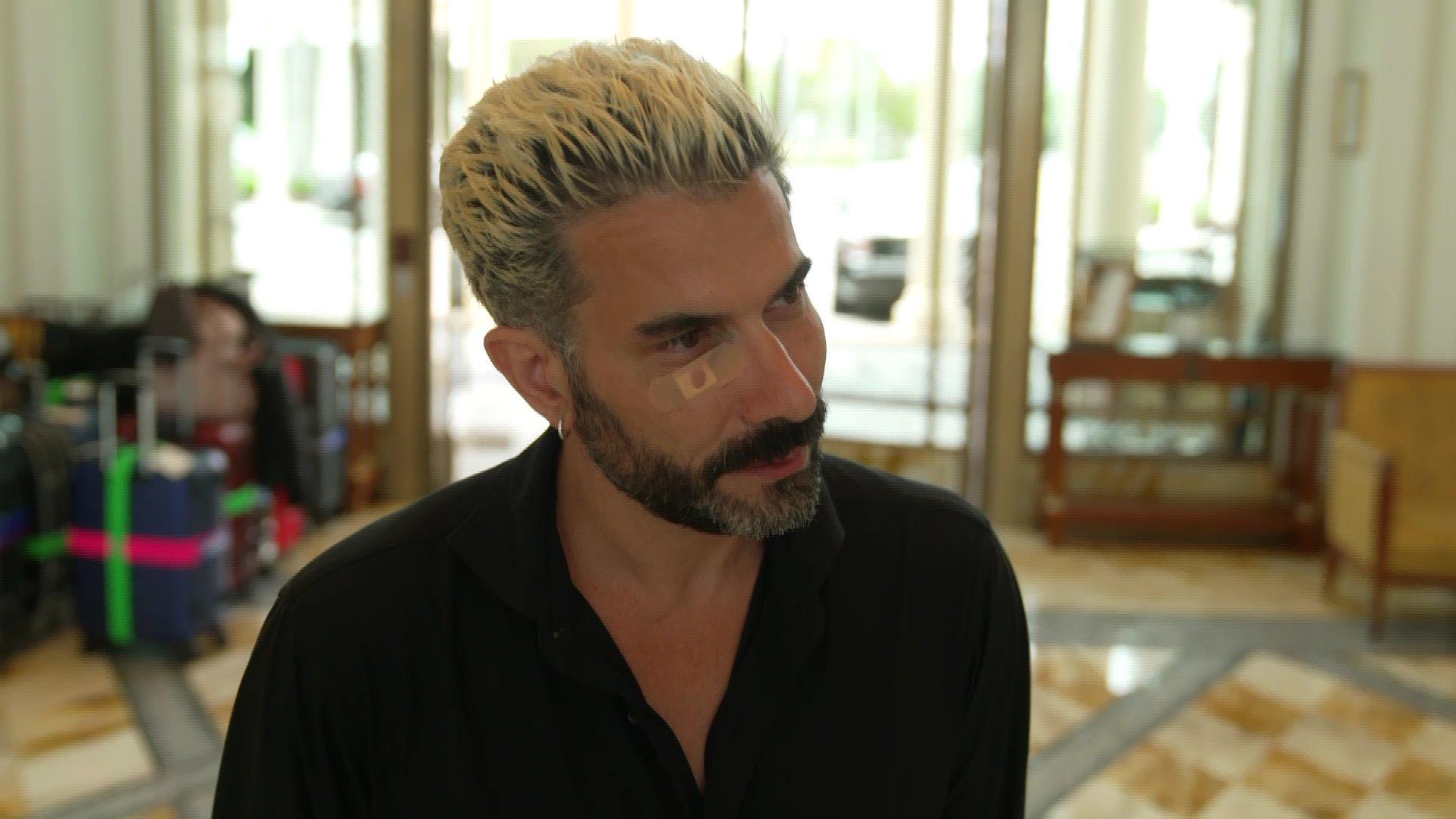 Marc Terenzi mit Pflaster