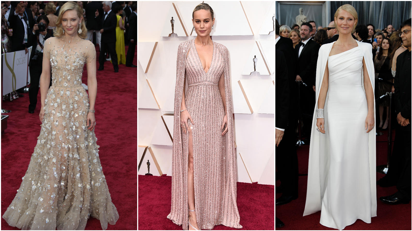 Cate Blanchett, Brie Larson und Gwyneth Paltrow brachten alten Hollywood-Glamour zu den Oscars.