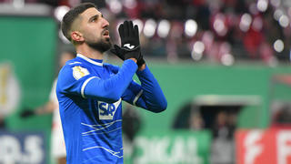 Munas Dabbur TSG 1899 Hoffenheim nach vergebener Chance. RB Leipzig vs. TSG 1899 Hoffenheim, Fussball, DFB-Pokal, Achtelfinale, Saison 2022/2023, 01.02.2023 DFB/DFL REGULATIONS PROHIBIT ANY USE OF PHOTOGRAPHS AS IMAGE SEQUENCES AND/OR QUASI-VIDEO RB Leipzig vs. TSG 1899 Hoffenheim, Fussball, DFB-Pokal, Achtelfinale, Saison 2022/2023, 01.02.2023 Leipzig *** Munas Dabbur TSG 1899 Hoffenheim after missed chance RB Leipzig vs TSG 1899 Hoffenheim, Football, DFB Pokal, Round of 16, Season 2022 2023, 01 02 2023 DFB DFL REGULATES PROHIBIT ANY USE OF PHOTOGRAPHS AS IMAGE SEQUENCES AND OR QUASI VIDEO RB Leipzig vs TSG 1899 Hoffenheim, Football, DFB Pokal, Round of 16, Season 2022 2023, 01 02 2023 Leipzig Copyright: xEibner-Pressefoto/BertxHarzerx EP_EER