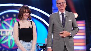 Günther Jauch mit Anita Kavajin aus München