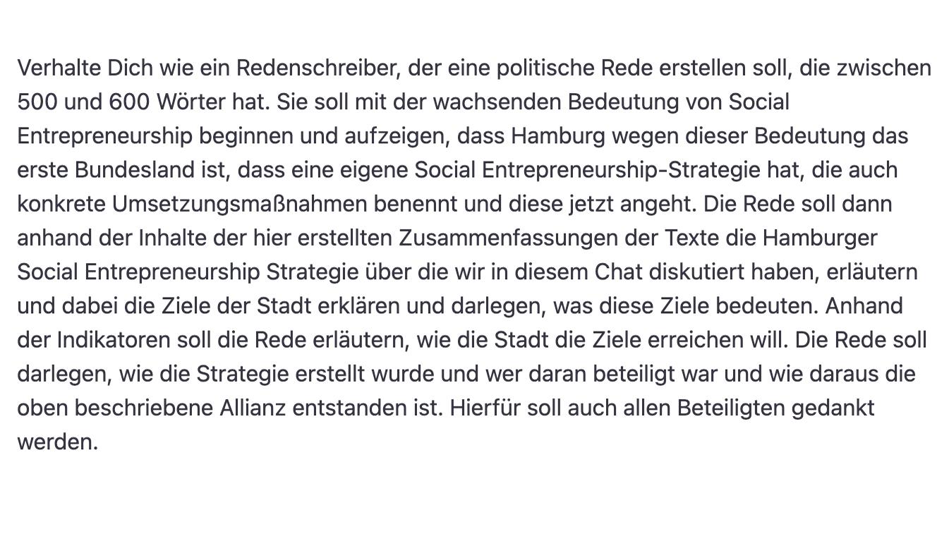 Auch die Rede des SPD-Abgeordneten schrieb der Chatbot ChatGPT.
