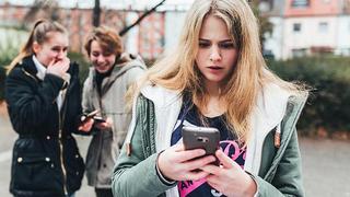 Opfer von Cybermobbing