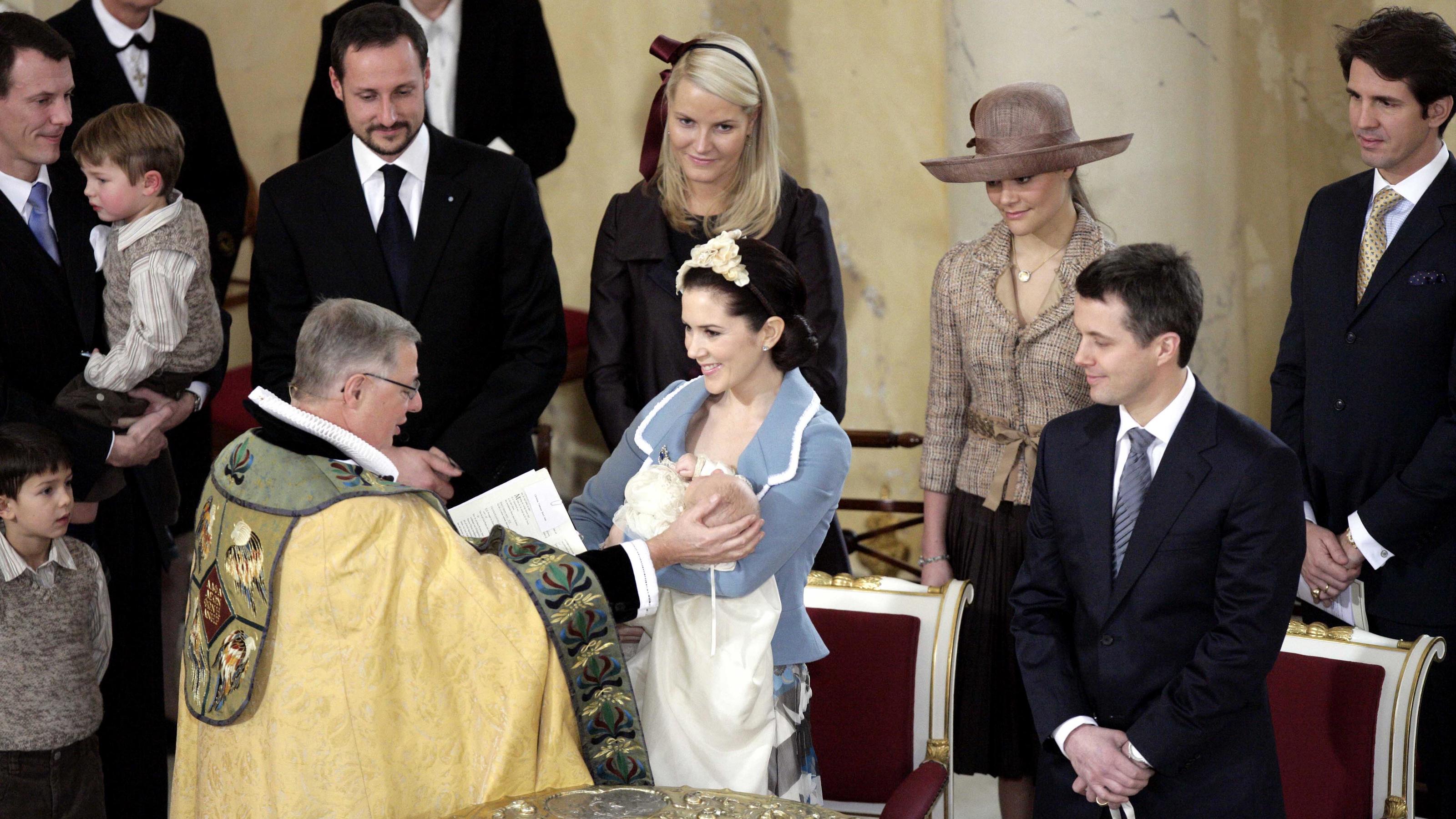Die Taufe von Prinz Christian im Januar 2006.