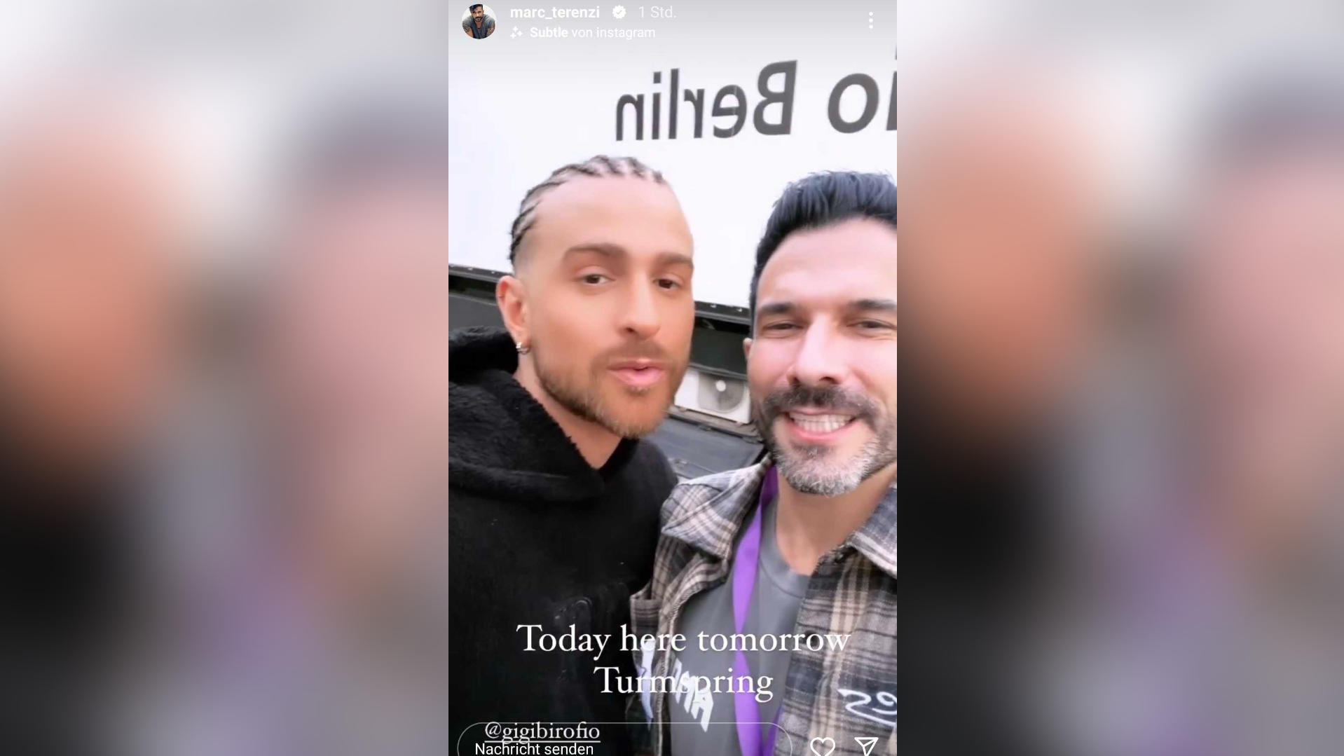 Gigi Birofio und Marc Terenzi sind zusammen unterwegs. Quelle: instagram/marc_terenzi